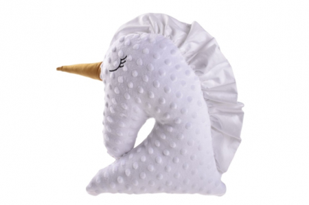 Set cadou paturica si pernuta Unicorn alb [1]