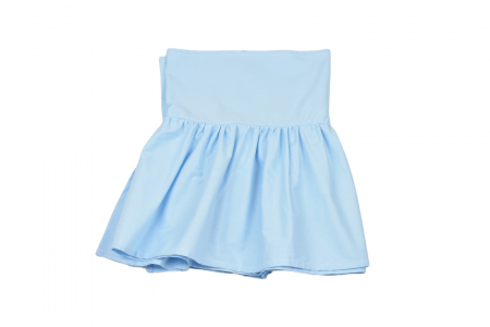 Volanas patut 120x40 cmVolanas pentru patut 120x60 cm bleu