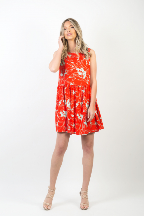 Rochie lejera corai Amanda [2]