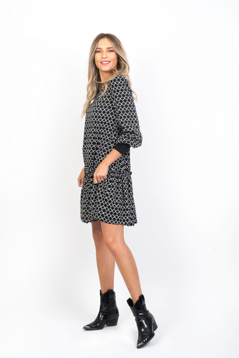 Rochie lejera cu volan Eliza [2]