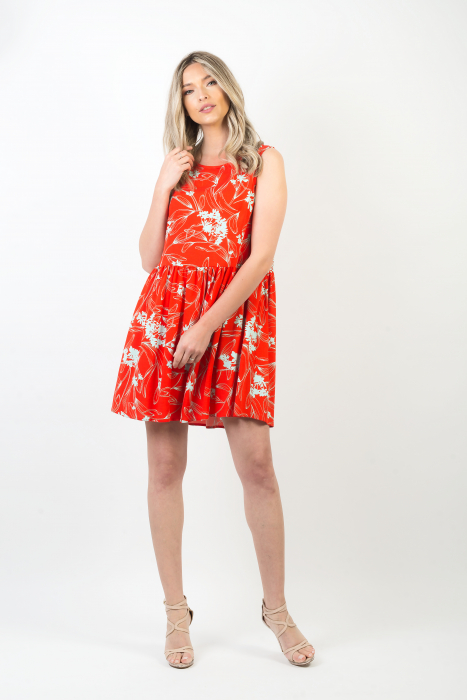 Rochie lejera corai Amanda [3]