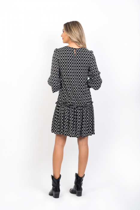 Rochie lejera cu volan Eliza [3]