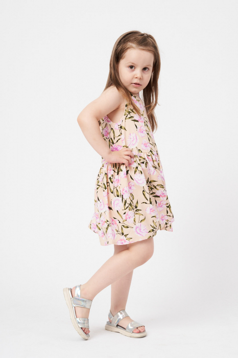 Rochita fetita mini Pink Beige [2]