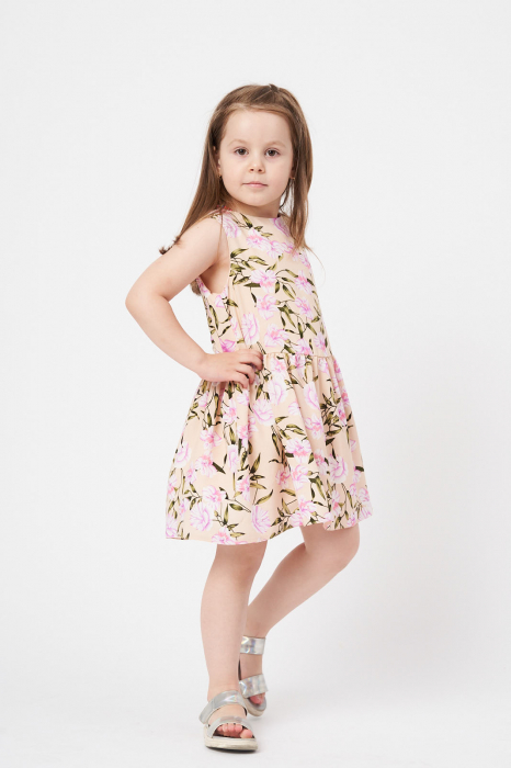 Rochita fetita mini Pink Beige [4]
