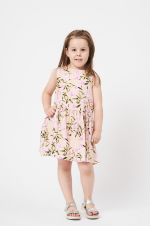 Rochita fetita mini Pink Beige