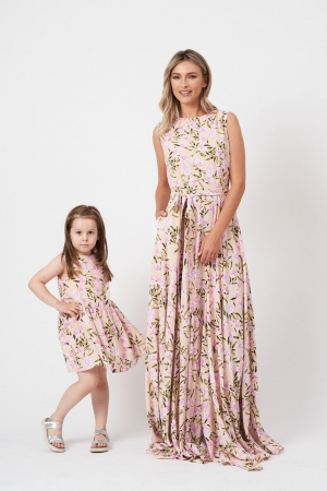 Set mama fiica Pink Beige [2]