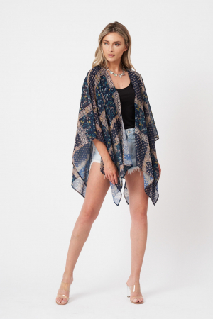 KIMONO / PAREO / COVER UP - Pareo boho Pacific Sunset All Summer scurt