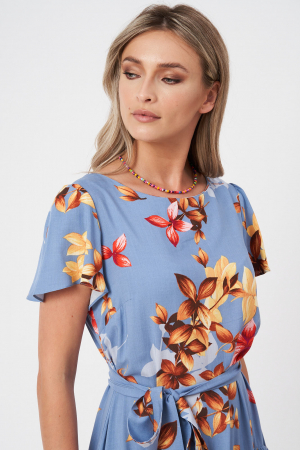 Rochie cu volane Ceremonial Blue [3]