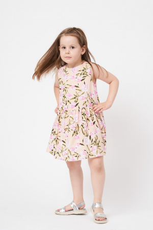 Rochita fetita mini Pink Beige [2]