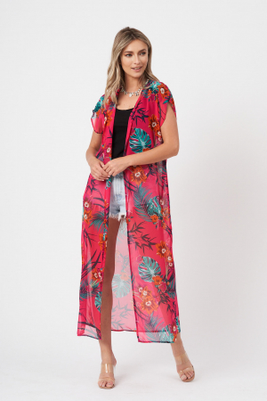 Pareo fucsia Exotic Bloom All Summer lung [2]