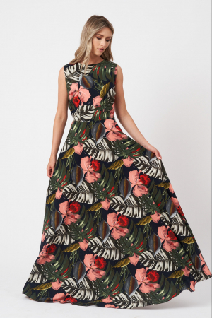 ROCHII DE OCAZIE - Rochie maxi lunga French Grape