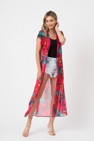Pareo fucsia Exotic Bloom All Summer lung [3]