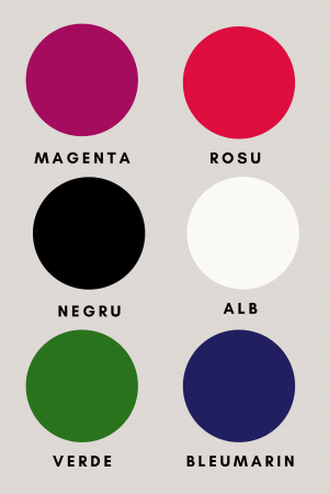 Rochia Magenta Chic cu buzunare si cordon detasabil [2]