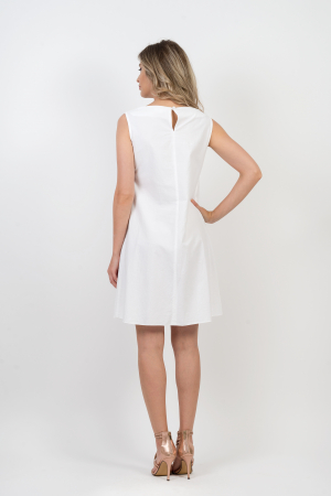 Rochie Ancuta din bumbac premium Alba [1]