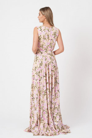 Rochie de ocazie Maxi Pink Beige [3]