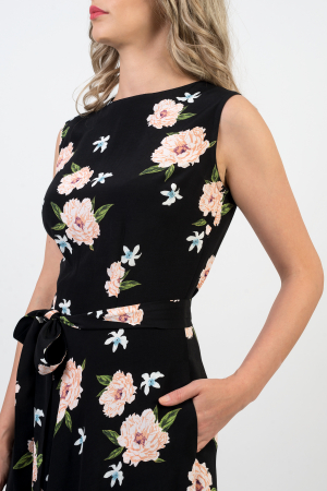 Rochie Lily lunga cu imprimeu floral [2]