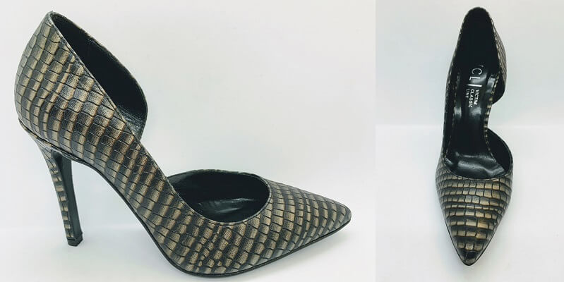 Pantofi stiletto, din piele naturala, Conhpol 3621 