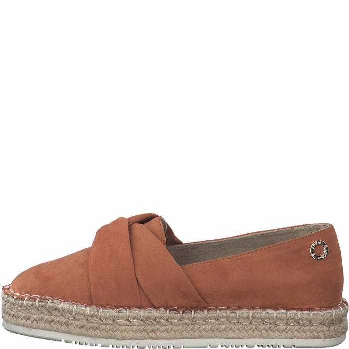 Espadrile dama, s.Oliver 5-24206-28, slip on, textil, portocaliu-teracota [3]
