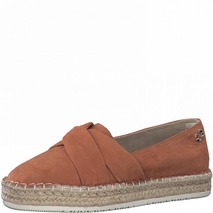 Espadrile dama, s.Oliver 5-24206-28, slip on, textil, portocaliu-teracota [4]