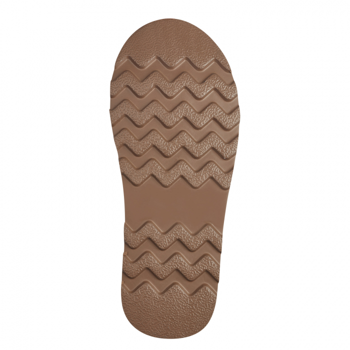 Papuci iarna stil UGG, dama SÓliver 27104, piele intoarsa maro [5]