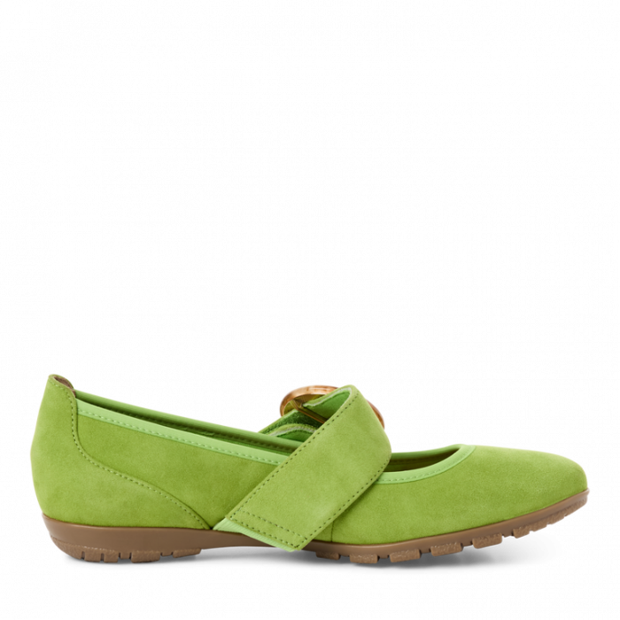 Balerini dama Marco Tozzi 2-24607-44, piele naturala, verde lime [2]