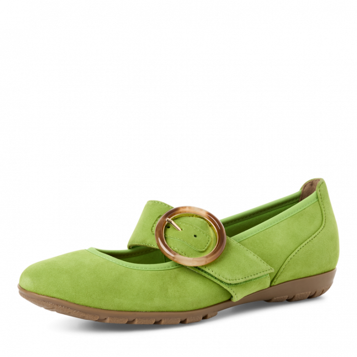 Balerini dama Marco Tozzi 2-24607-44, piele naturala, verde lime [3]