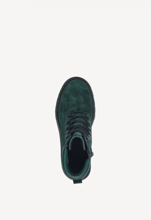Bocanci dama Tamaris 1-25909-41, piele intoarsa, verde [3]