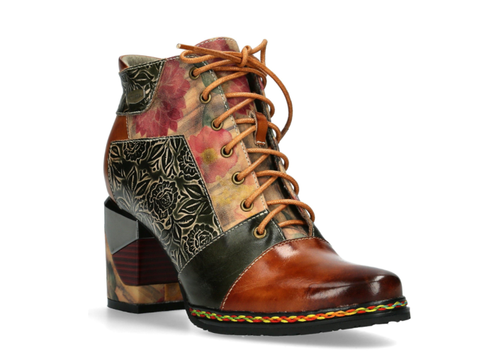 Botine dama Laura Vita Maevao 22, piele naturala, camel [3]