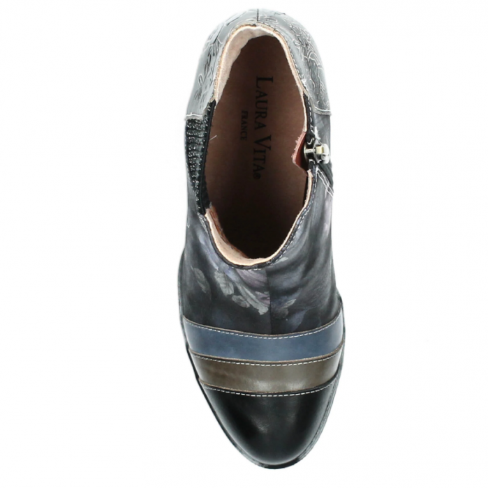 Botine elegante dama Laura Vita Kinoao 42, piele naturala, negre [6]