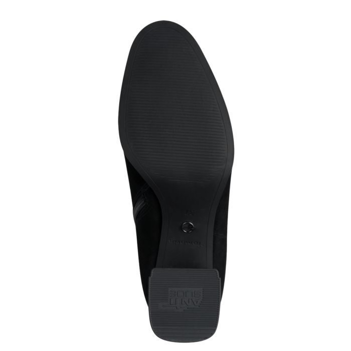 Botine elegante Tamaris 1-25341-45, piele intoarsa, negre [5]