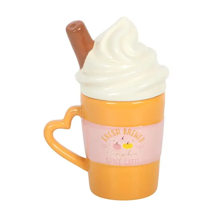 Cană de toamnă cu capac pentru Pumpkin Spice Latte proaspăt preparat 30827 [2]