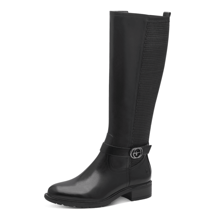 Cizme dama Tamaris 1-25618-43, piele naturala, negre [3]