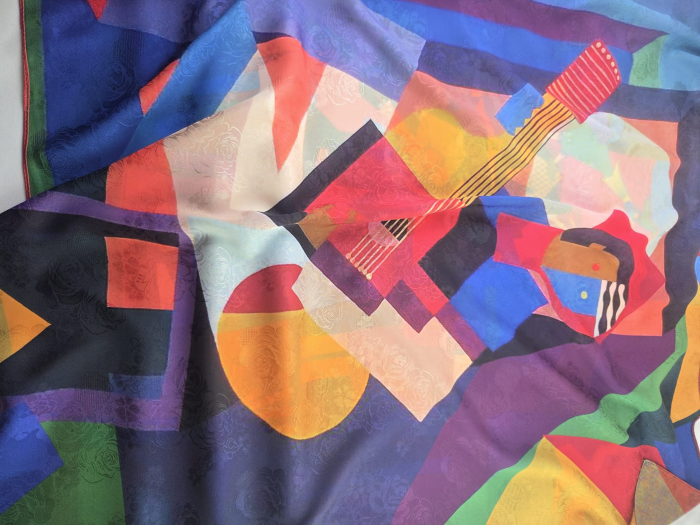 Esarfa dama, 2 fete, 70*70cm [3]