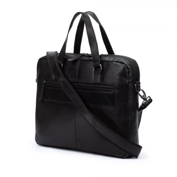 Geanta barbati Pikolinos Belmonte MHA-870, piele naturala, neagra [4]