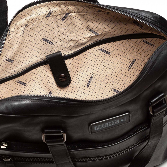 Geanta barbati Pikolinos Belmonte MHA-870, piele naturala, neagra [2]