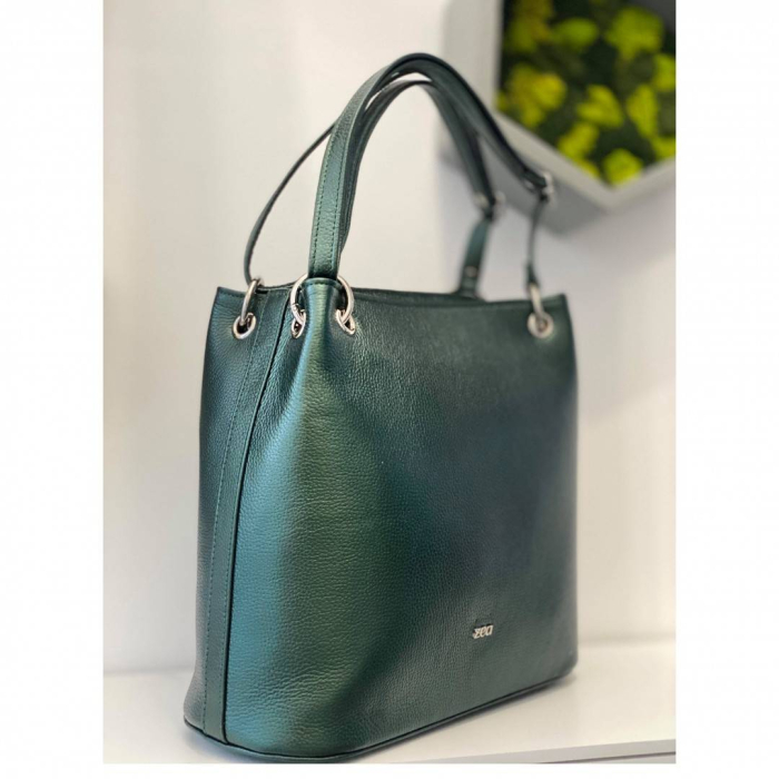 geanta-dama-zea-casual-verde-metalizat-m271 [2]