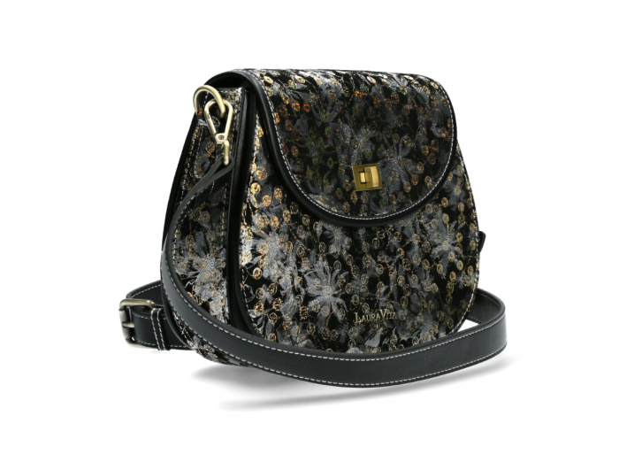 Geanta Laura Vita Dieppe 06, piele naturala, neagra [3]