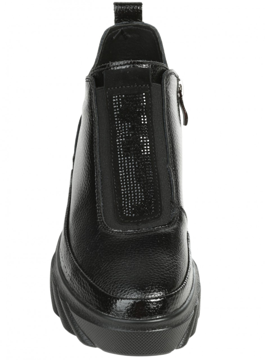 Ghete dama Ricardo Farini 2AF--25521 , piele naturala, negre [3]