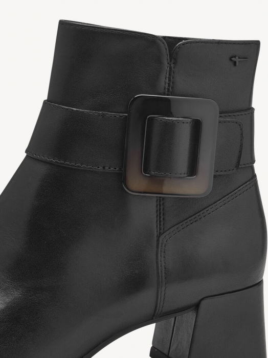 Ghete elegante dama Tamaris 1-25346-43, piele naturala, negru [2]
