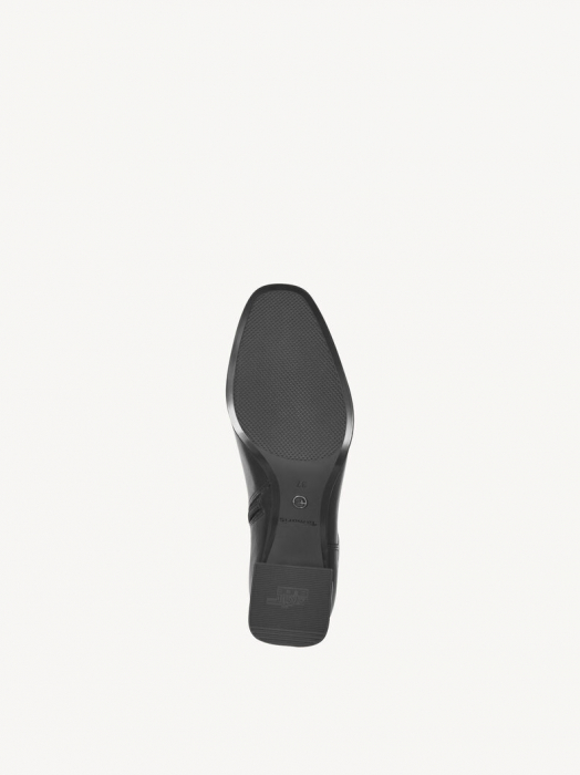 Ghete elegante dama Tamaris 1-25346-43, piele naturala, negru [5]