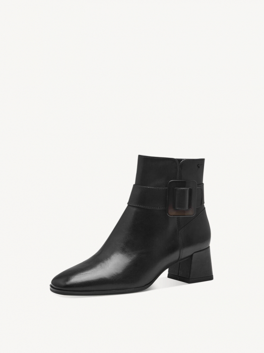 Ghete elegante dama Tamaris 1-25346-43, piele naturala, negru [6]