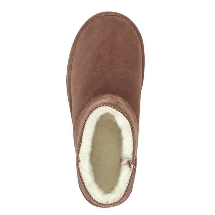 Ghete stil UGG MARCO TOZZI 2-26833-43-376, piele intoarsa, maro [4]