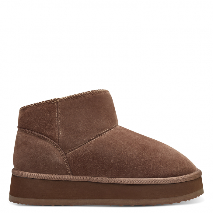 Ghete stil UGG MARCO TOZZI 2-26833-43-376, piele intoarsa, maro [6]