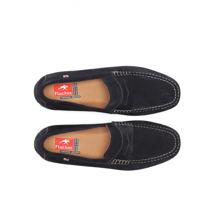 Mocasini barbati Fluchos F2207 Samoa, piele intoarsa [5]