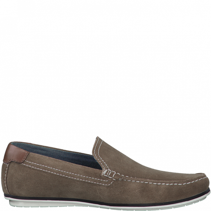 Mocasini barbati SÖliver 5-14604-42, piele intoarsa, crem inchis [2]