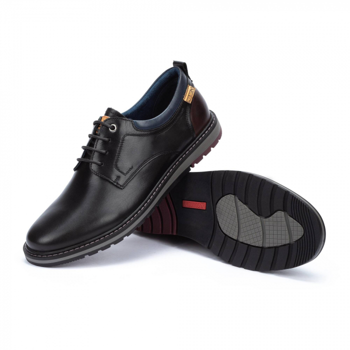 Pantofi barbati Pikolinos Berna M8J-4183C1, piele naturala, negri [3]