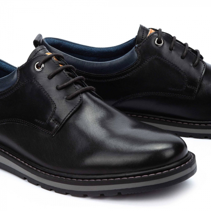 Pantofi barbati Pikolinos Berna M8J-4183C1, piele naturala, negri [6]