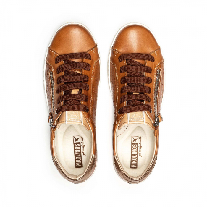 Pantofi casual perforati dama Pikolinos Lanzarote, piele naturala [2]