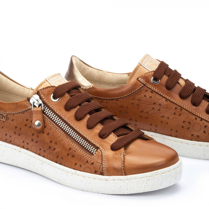 Pantofi casual perforati dama Pikolinos Lanzarote, piele naturala [3]