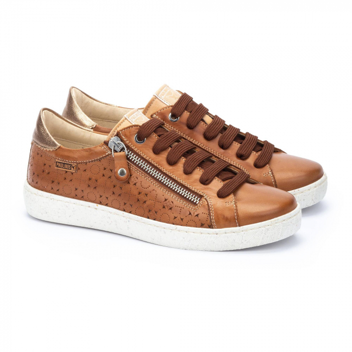 Pantofi casual perforati dama Pikolinos Lanzarote, piele naturala [4]